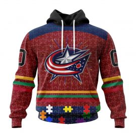 Columbus Blue Jackets Specialized Fearless Aganst Autism