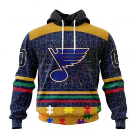 St Louis Blues Specialized Fearless Aganst Autism