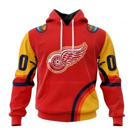 Detroit Red Wings Special All Star Game Design With Florida Sunset