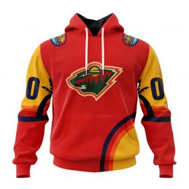 Minnesota Wild Special All Star Game Design With Florida Sunset