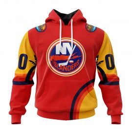 New York Islanders Special All Star Game Design With Florida Sunset