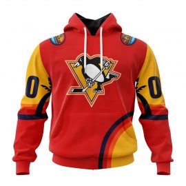 Pittsburgh Penguins Special All Star Game Design With Florida Sunset