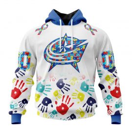 Columbus Blue Jackets Special Autism Awareness Design