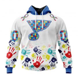 St Louis Blues Special Autism Awareness Design