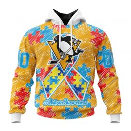 Pittsburgh Penguins Special Autism Awareness Design