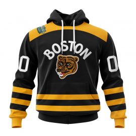 BB5 Boston Jersey Bruins Winter Classic Pullover Jersey Zip Up Jersey For Fan LP19