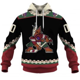 Personalized Phoenix Coyotes Arizona Coyotes 90s Vintage Home Jersey