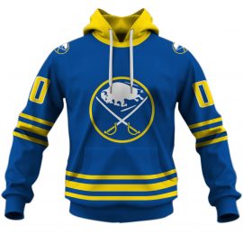 Personalized Buffalo Sabres 80s 90s Away Vintage Throwback Jersey