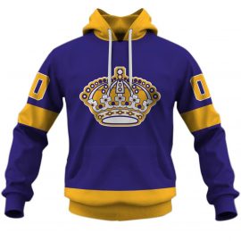 Personalized Los Angeles Kings 70s Throwback Vintage Away Jersey