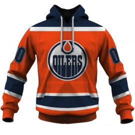 Personalized Name And Number Vintage Edmonton Oilers Hockey Jersey 1970