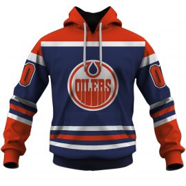 Personalized Name And Number Vintage Edmonton Oilers Hockey Jersey 1975