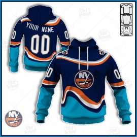 Personalized Name And Number Vintage New York Islanders Jersey 1998