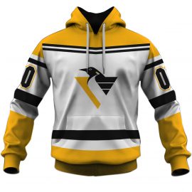 Personalized Name And Number Vintage Pittsburgh Penguins Jersey 1994
