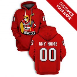 Ottawa Senators Custom Name And Number Classic Jersey Zip Up Jersey LP55