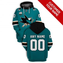 SJS1 San Jose Jersey Sharks Personalized Classic Jersey Zip Up Jersey LP13