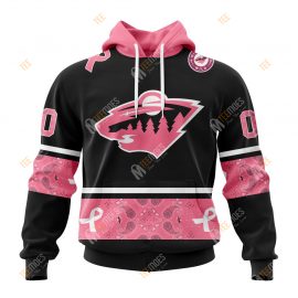 Minnesota Wild Breast Cancer Awareness Month Support Pink Personalized