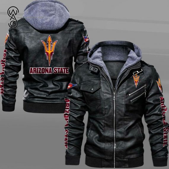 Arizona State Sun Devils Football Leather Jacket