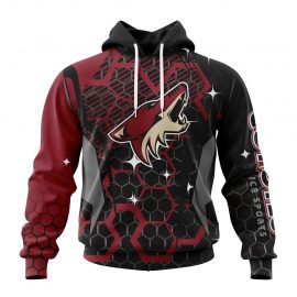 Customized Arizona Coyotes Specialized Design With MotoCross Style Zip Up D11