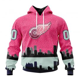 Detroit Red Wings Specialized Kits Fights Against Cancer