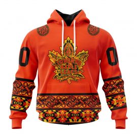 Custom Toronto Jersey Maple Leafs Specialized National Day For Truth And Reconciliation Zip Up D4