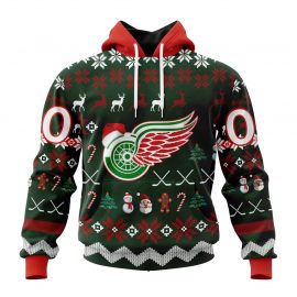 Detroit Red Wings Personalized Christmas Is Coming Jersey For Men Women LP57