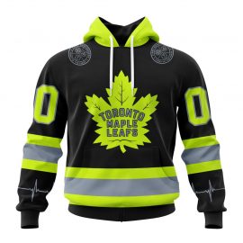 Personalized Toronto Jersey Maple Leafs Specialized Zip Up With FireFighter Uniforms Color Zip Up D30