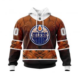 Personalized Edmonton Jersey Oilers Specialized Native With Samoa Culture Zip Up D17
