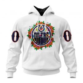 Personalized Edmonton Jersey Oilers Specialized Dia De Muertos Zip Up D34