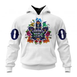 Personalized Toronto Jersey Maple Leafs Specialized Dia De Muertos Zip Up D25
