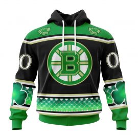 Personalized Boston Jersey Bruins Lucky Shamrock Celebrate St Patrick Day Zip Up D17