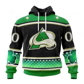 Personalized Colorado Lucky Shamrock Celebrate St Patrick Day Avalanche