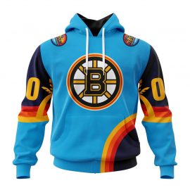 Custom Boston Jersey Bruins Special All Star Game Atlantic Ocean Zip Up D2