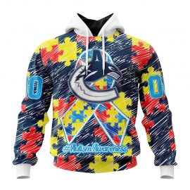 Personalized Vancouver Canucks Special Autism Awareness Month D13