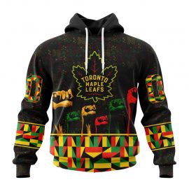 Personalized Toronto Jersey Maple Leafs Special Design Celebrate Black History Month Zip Up D15