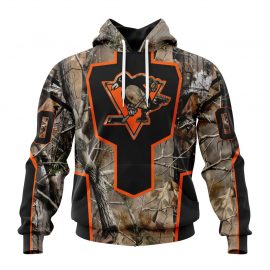 Personalized Pittsburgh Penguins Special Camo Military Appreciation Zip Up D17
