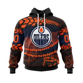 Personalized Edmonton Jersey Oilers Specialized Off Road Style Zip Up D37