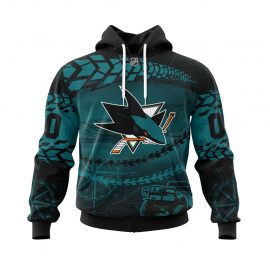 Personalized San Jose Jersey Sharks Specialized Off Road Style Zip Up D32