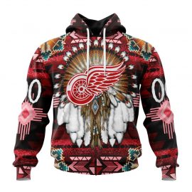 Detroit Red Wings Special Native Costume Design Jersey For Men Women LP28