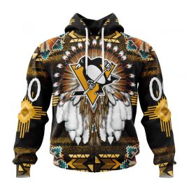 Personalized Pittsburgh Penguins Special Native Costume Design Zip Up D20