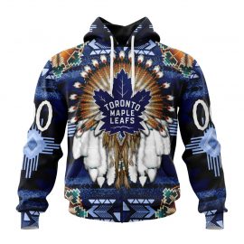 Personalized Toronto Jersey Maple Leafs Special Native Costume Design Zip Up D17