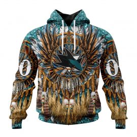 SJS2 San Jose Jersey Sharks Special Native Costume Design Classic Jersey LP46