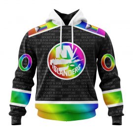 New York Islanders Special Pride Design Pullover Jersey Zip Up Jersey For Fan LP83