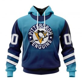 Personalized Pittsburgh Penguins Special Retro Gradient Design Zip Up D24