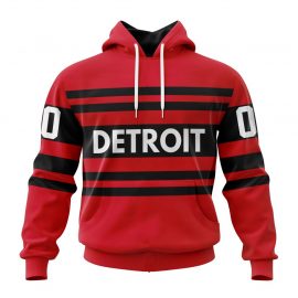 Detroit Red Wings Reverse Retro Kits Pullover Jersey Zip Up Jersey LP67