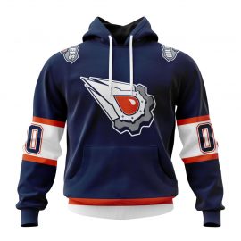 EO1 Edmonton Jersey Oilers Reverse Retro Kits Pullover Jersey Zip Up Jersey LP8