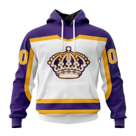 LAK2 Los Angeles Jersey Kings Reverse Retro Kits Pullover Jersey Zip Up Jersey LP65