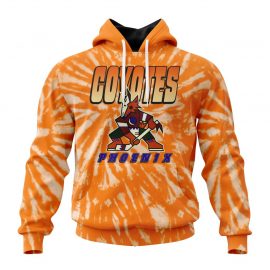 Personalized Arizona Coyotes Special Vintage Tie Dye Zip Up D30