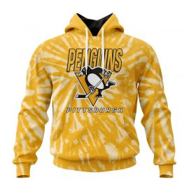 Personalized Pittsburgh Penguins Special Retro Vintage Tie Dye Zip Up D25