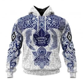 Personalized Toronto Jersey Maple Leafs Special Norse Symbols Zip Up D18