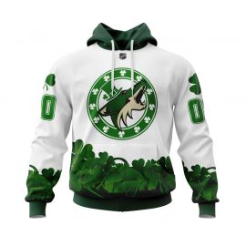 Personalized Arizona Coyotes Happy St.Patrick Days Zip Up D14